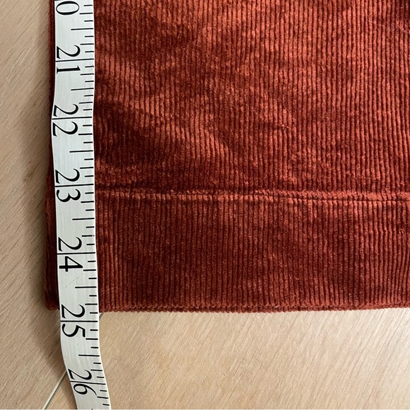 ANTHROPOLOGIE MAEVE The Colette Terracotta Corduroy - Picture 9 of 9